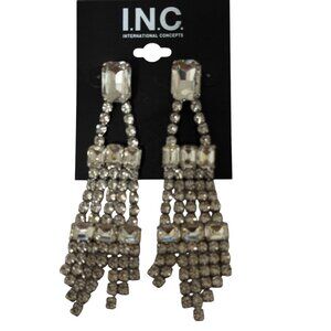 I.N.C Crystal Chandelier Statement Earrings